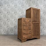 Armoire asymétrique art déco (rénovée)