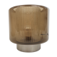 Lampe de table en verre fumé Raak B-1264 Amsterdam 1968