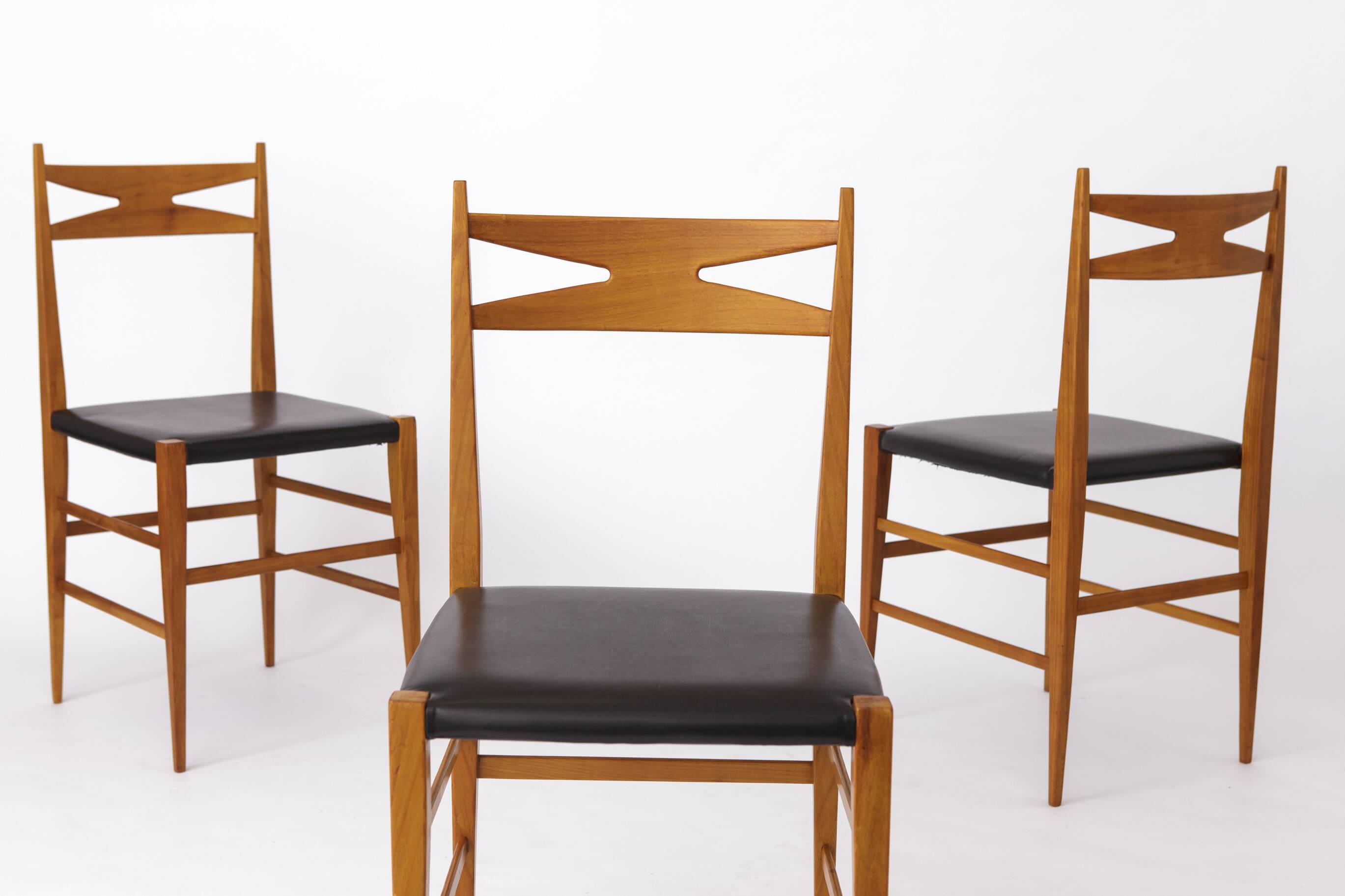 3 Vintage Dining Chairs 1970s - German Design
