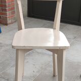 Series of 5 vintage chairs/antique bistro