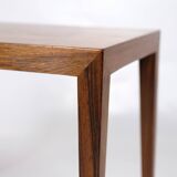 Set Of 2 Side Tables Model 41B Made In Rosewood By Severin Hansen For Haslev Furniture From 1960s