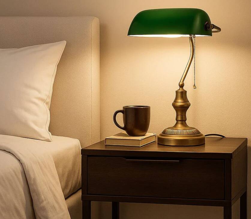 Banker's lamp - clerk