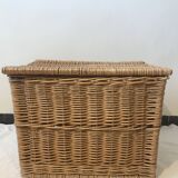 Wicker toy box