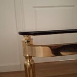Table basse en laiton, années 70