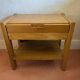 Pair of bedside tables in solid elm attributed to SIMAT, years