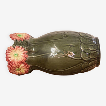 Vase barbotine belge églantine 178