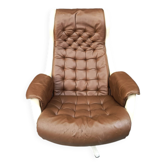 Mid-Century Space Age Galaxy Armchair by Alf Svensson for Dux, 1968