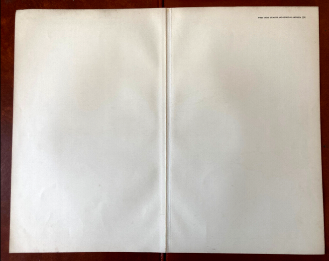 Carte ancienne : West India Islands and Central America : Cuba, les Antilles XIXe