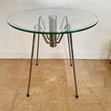 Table d'appoint verre design