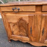 Louis XV buffet in solid wood, 18th century, 153cm.