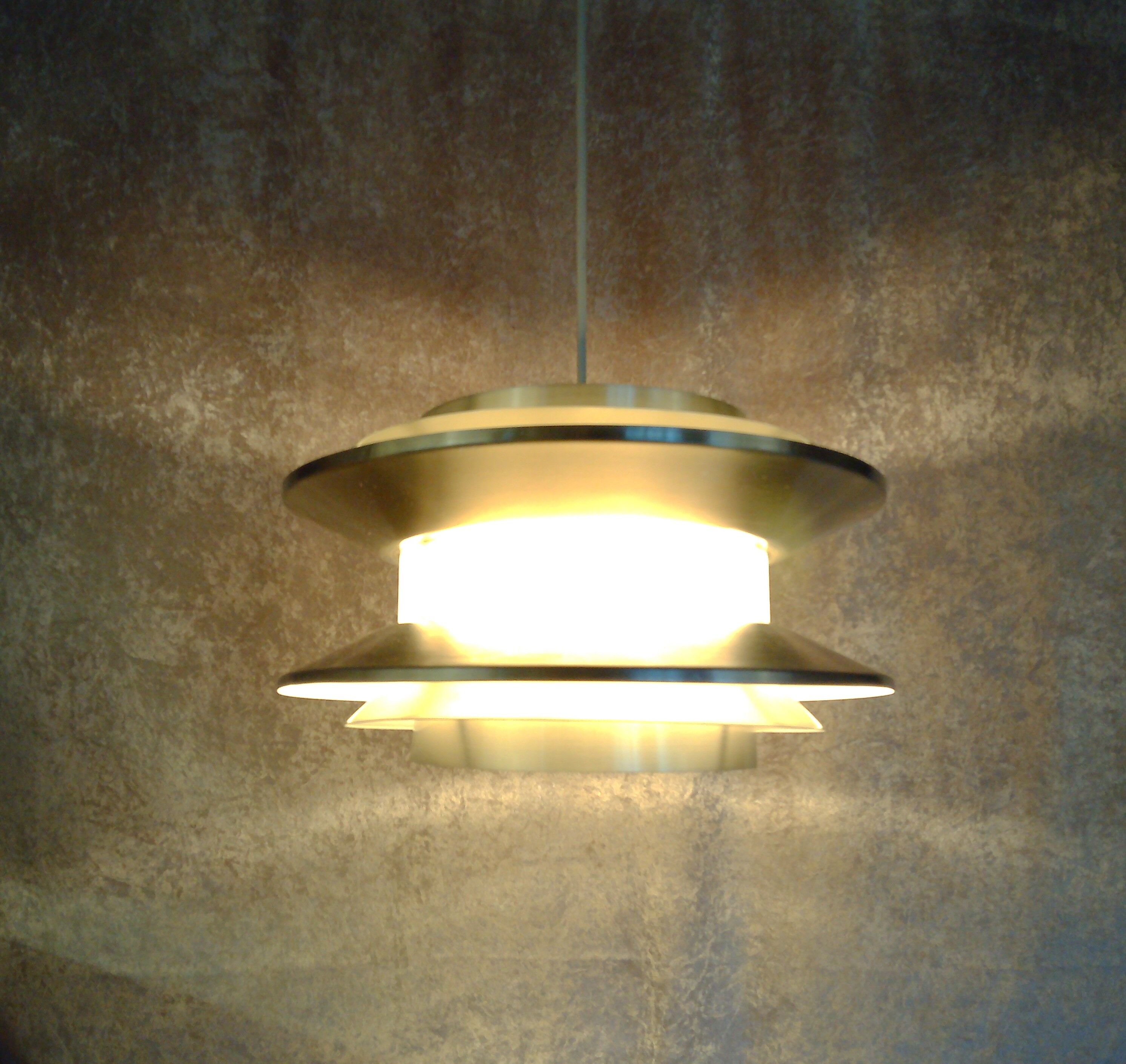 Vintage Trava pendant by Carl Thore for Granhaga Metallindustri. Sweden. 1960/70's