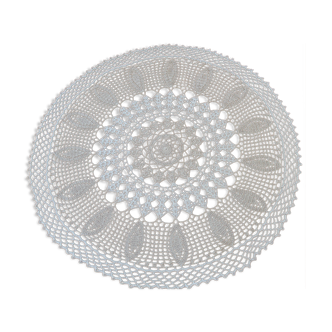 Large crochet round napperon - JOYAU model - DMC Cebélia Fine Cotton 20