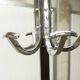 1960s industrial parrot coat rack chrome