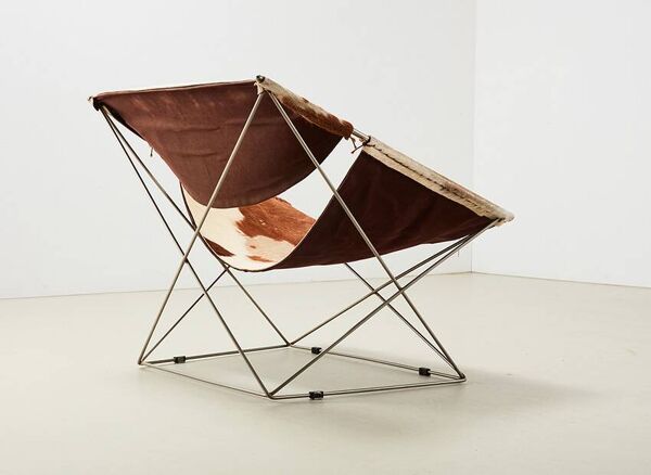 Fauteuil lounge papillon F675 de Pierre Paulin, 1ère édition, pour Artifort, 1963
