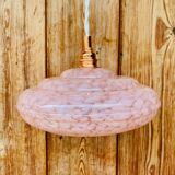 Pink Clichy glass lampshade pendant light