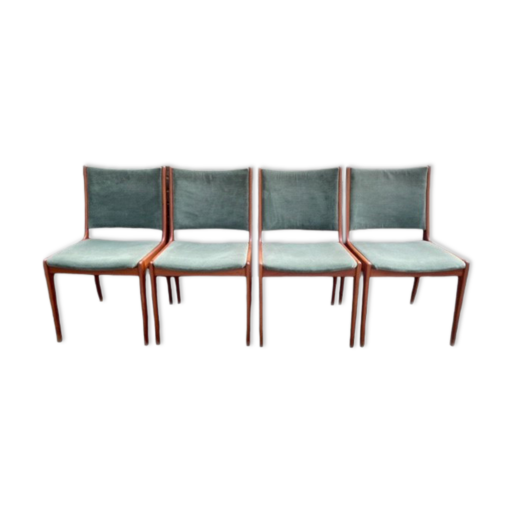Chaise en Teck par Johannes Andersen pour Uldum Møbelfabrik, Danemark, 1960s en vente sur