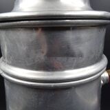 Old aluminum coffee maker -red cove - around 1930