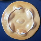 5 Orfinox majolica oyster plates