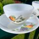 Tasses arcopal fruit de France vintage
