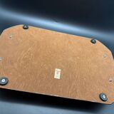 Beveled mirrored tray, Art Deco 1940, Saint-Gobain France