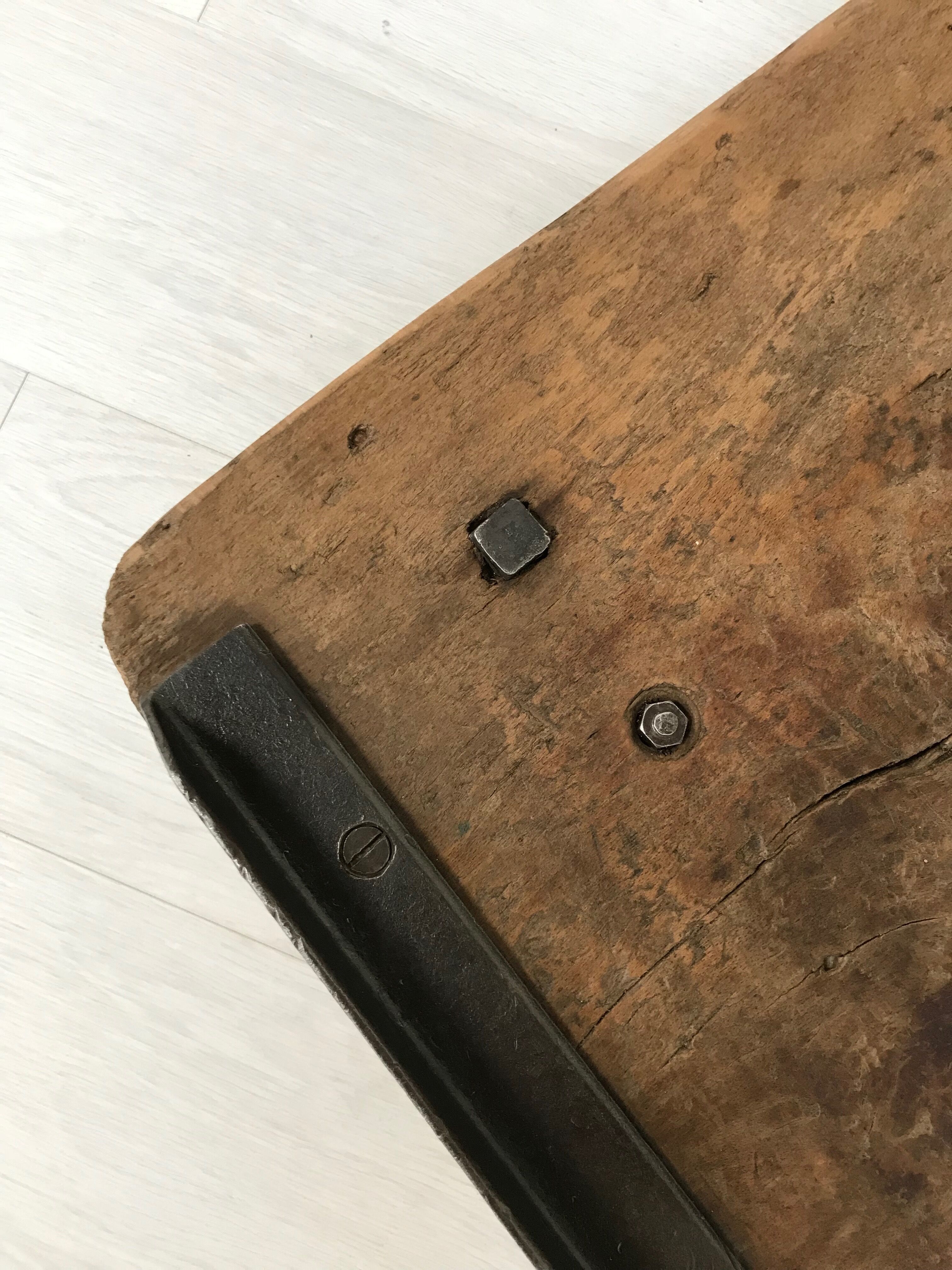 Industrial coffee table