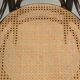 Set of 6 original vintage Thonet long John design diningchairs with webbing