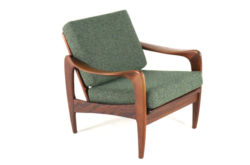 De Ster armchair ladies model - dutch mid century modern design in teak