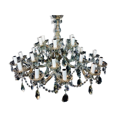 Lustre cristal Marie Thérèse 24 lumières