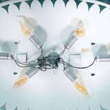 Organic mirror Space Age 1970s Hillebrand