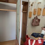 Glass-fronted Parisian wardrobe