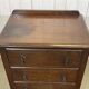 1930s English oak chest of drawers