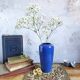 Blue vase Bay Keramik 750-17 W Germany 1980