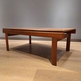 Vintage teak coffee table designed by HW Klein for Bramin 1960s