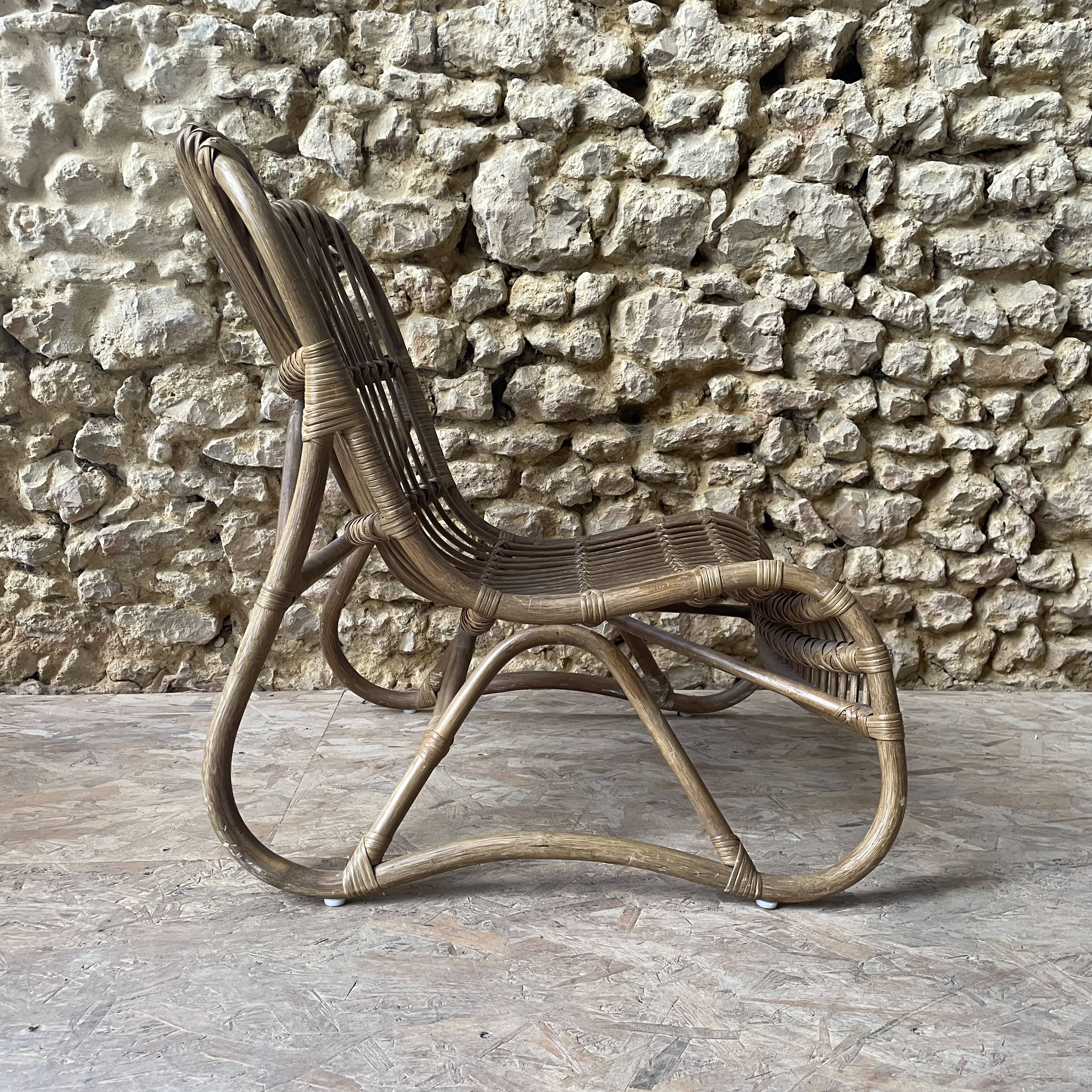 Reed armchair