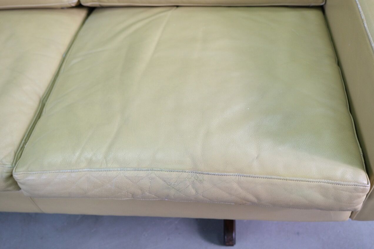 Mid-Century Scandinavian Leather Sofa, 1960s
