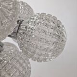 Large Glass Globe Chandelier by Richard Essig, Germany, 1960s