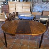 Scandinavian extendable table in rosewood from the 1960s.
