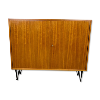 High vintage cabinet with hairpin legs