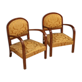 Pair of art deco style armchairs