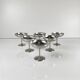 Set de 6 coupe à glace / champagne en inox, Guy Degrenne