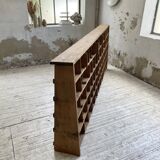 Meuble de métier pin à cases XL 250cm