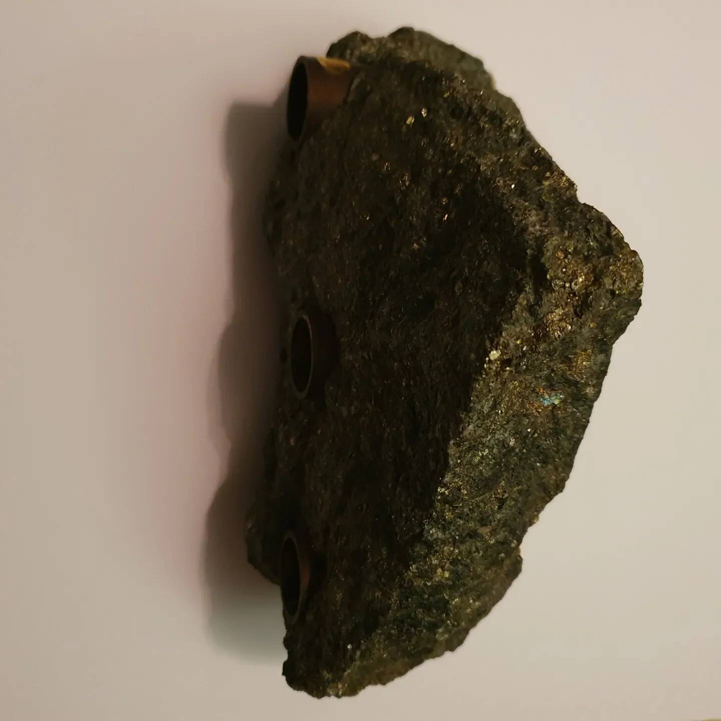 Vintage stone candleholder made by Saulo AS in Sulitjelma, Norway