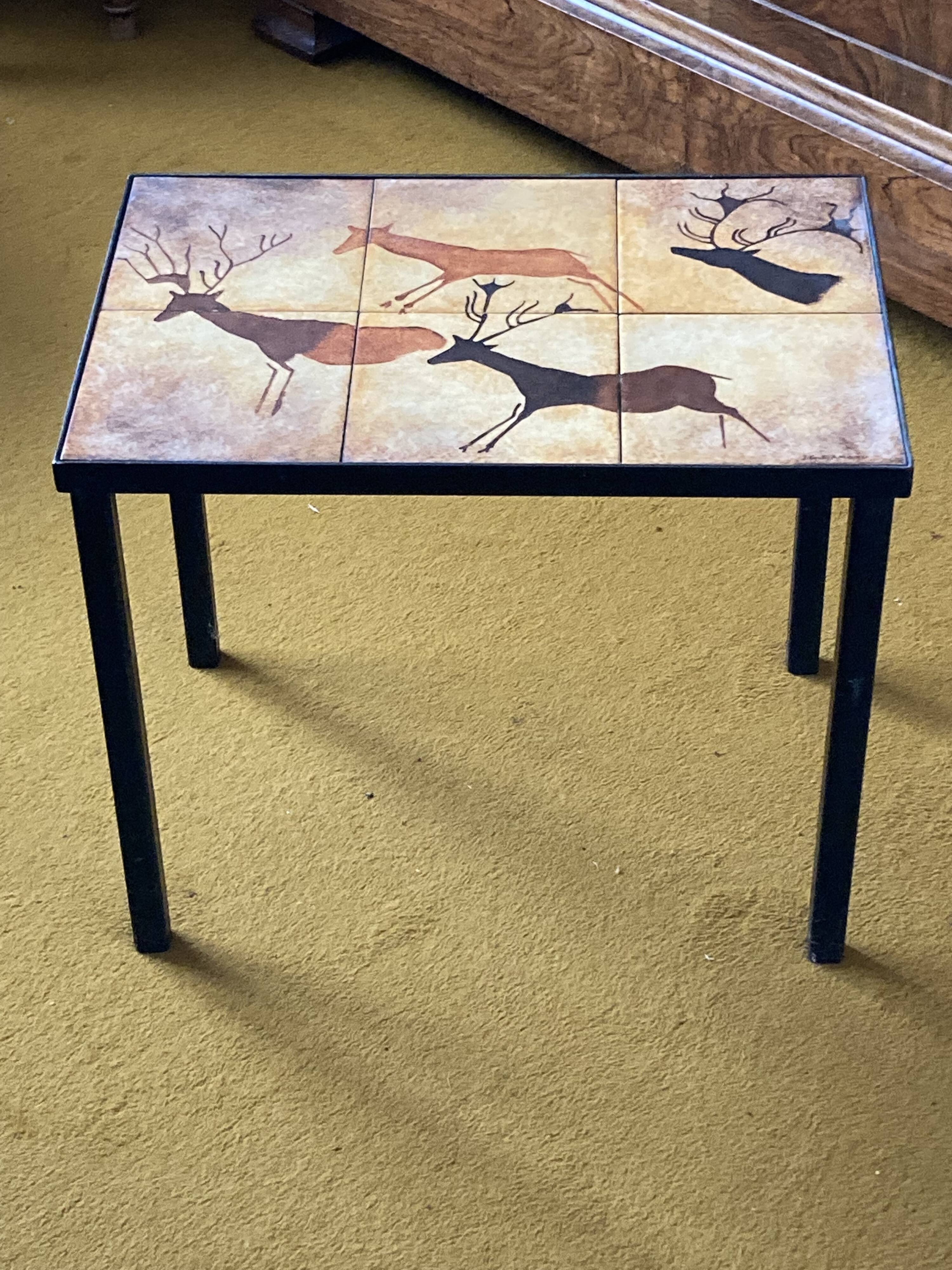 Vintage coffee table by J.G Flamand