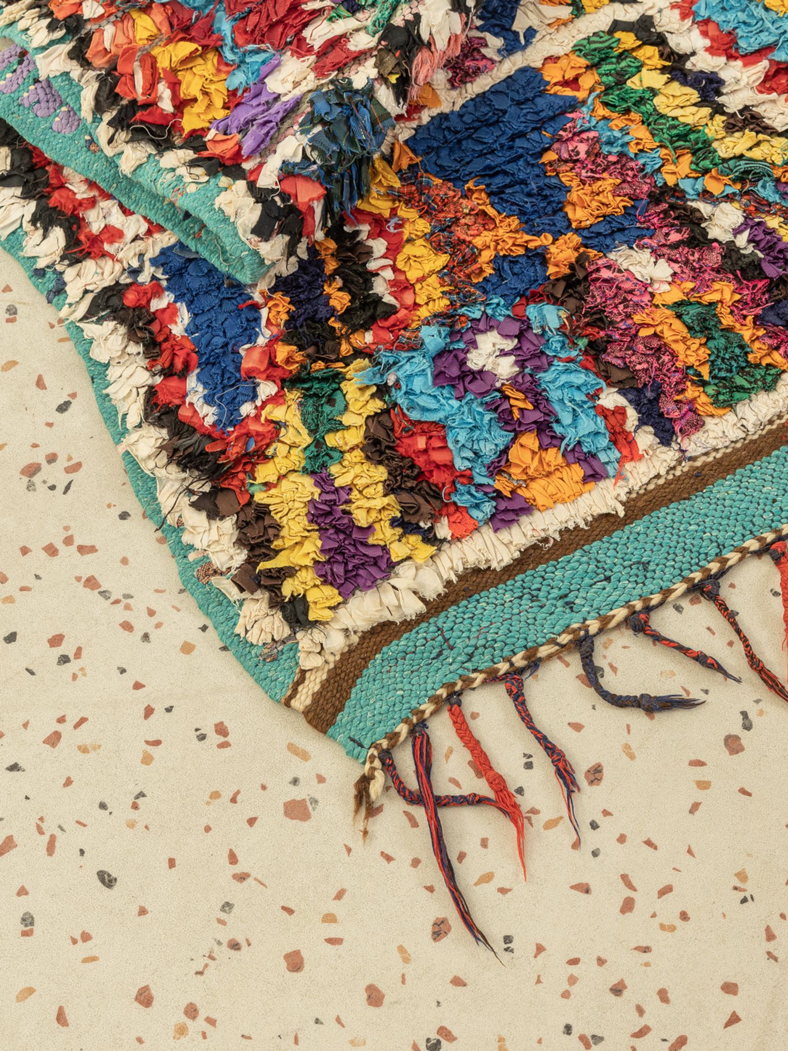 Boucherouite, berber rug, 167 x 233