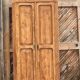 Vintage Parisian wardrobe in raw solid wood