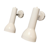 2 wall lamps, Schmidt's lampe design, Denmark early 1980s by Hans Schmidt