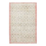 7x10 Rug For Living Room Beige Floral Turkish Rug, 203x303Cm SK20555
