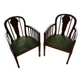 Art Deco armchairs