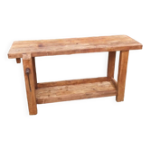 Wooden carpenter's workbench