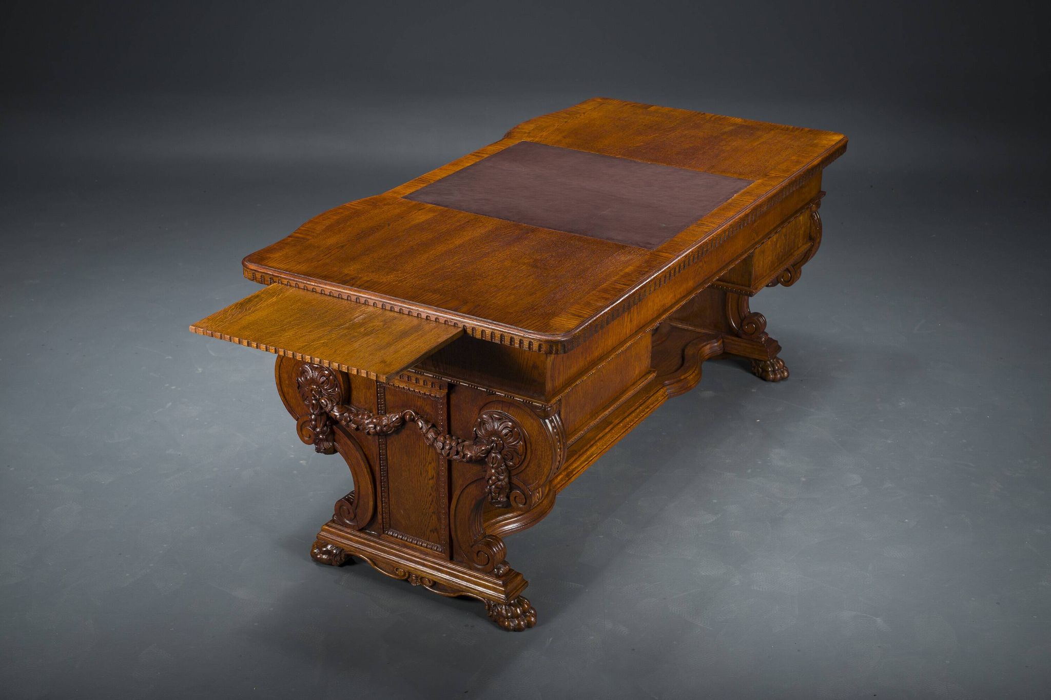 Vintage Neo-Renaissance Desk, 1920s
